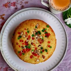 A picture of Vanilla sponge cake (no egg).