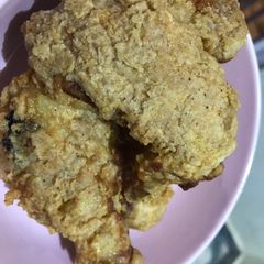 KFC chicken A picture of KFC chicken.