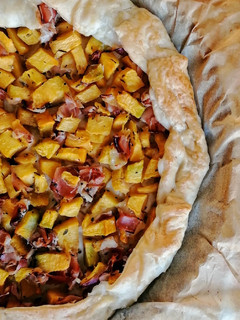 Foto di Torta salata zucca e prosciutto crudo