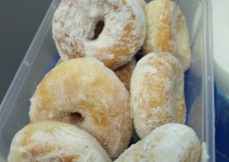 Donat ekonomis Empuk Lembut Tanpa Telur