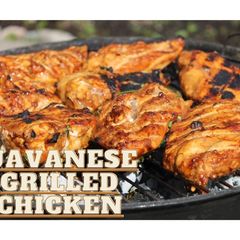 A picture of Javanese grilled chicken recipe.