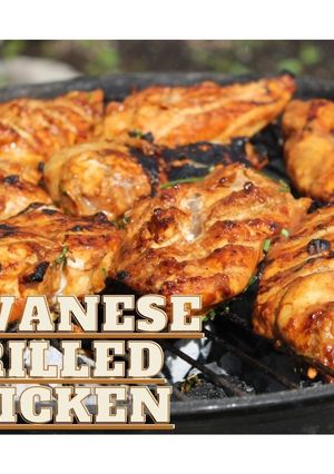 A picture of Javanese grilled chicken recipe.