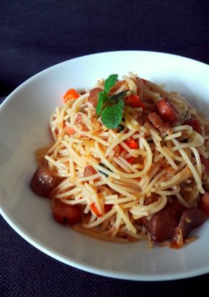Foto resep Spaghetti oglio olio