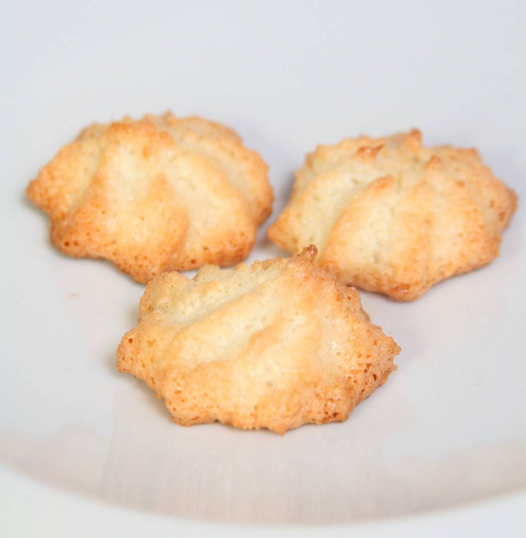 Kókuszcsók (kókusz makron) recept recept fotó