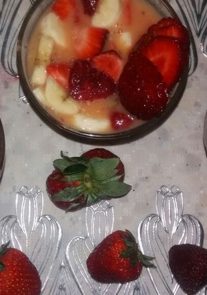 صورة لوصفة سلاطة فواكه