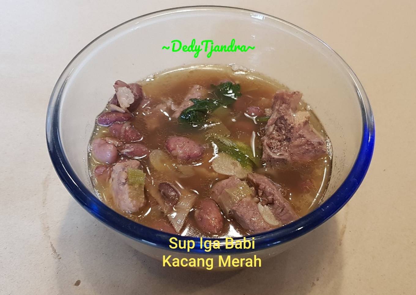 Sup Iga Babi Kacang Merah (Non Halal)