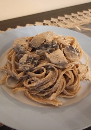 Φωτογραφία της συνταγής Μακαρόνια Alfredo με κοτόπουλο
