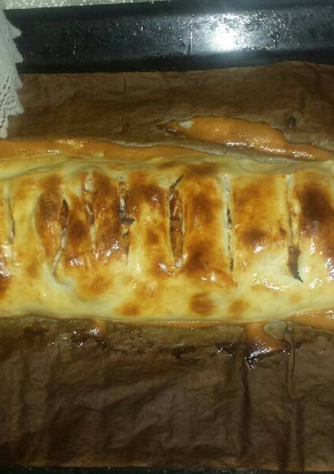 Una foto de Calzone casero fácil