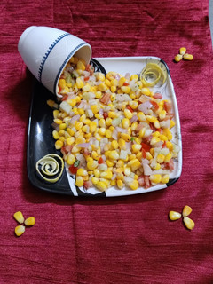 स्वीट कॉर्न चाट (Sweet corn Chaat recipe in Hindi) रेसिपी मुख्य फोटो