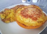 Une photo de courge au four