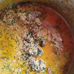A picture of Egusi soup.
