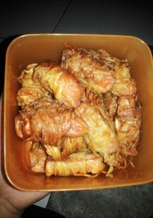 Foto resep Sosis gulung mie mantap