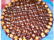 Una foto di cheesecake al cioccolato