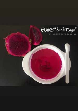 Foto resep Mpasi pure buah naga 6+
