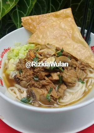 Foto resep Mie Ayam Jamur Pangsit