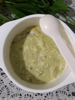 Foto resep Mpasi 8 bulan (bubur roti tawar alpukat)