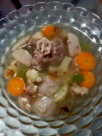 Langkah Mudah untuk Menyiapkan Resep Sup iga buntut sapi Anti Ribet, Bisa Manjain Lidah