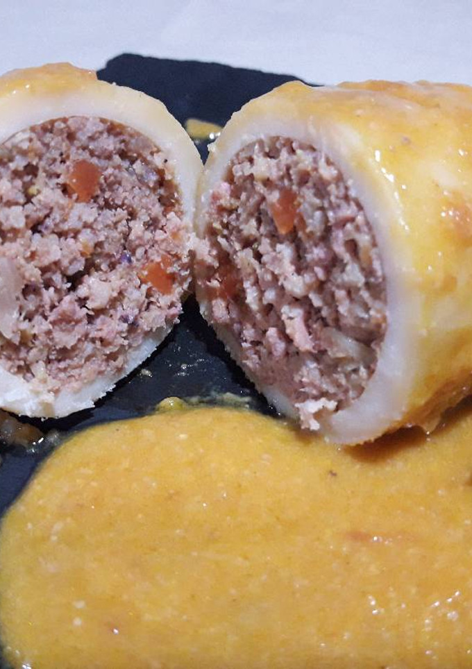 Una foto de Calamares rellenos de carne