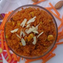 A picture of Gajar halwa.