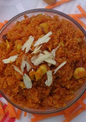 A picture of Gajar halwa.