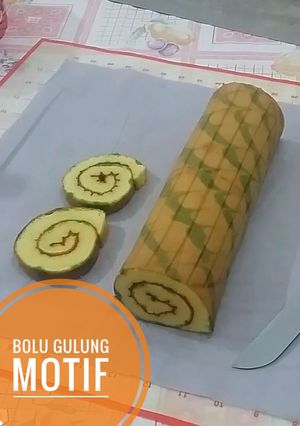 Foto resep Bolu Gulung Motif