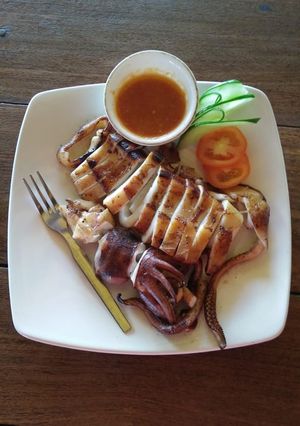Foto resep Cumi panggang saos shishi