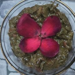 A picture of Sarso ka saag.
