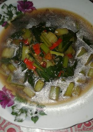 Foto resep Sawi kuah saus tiram