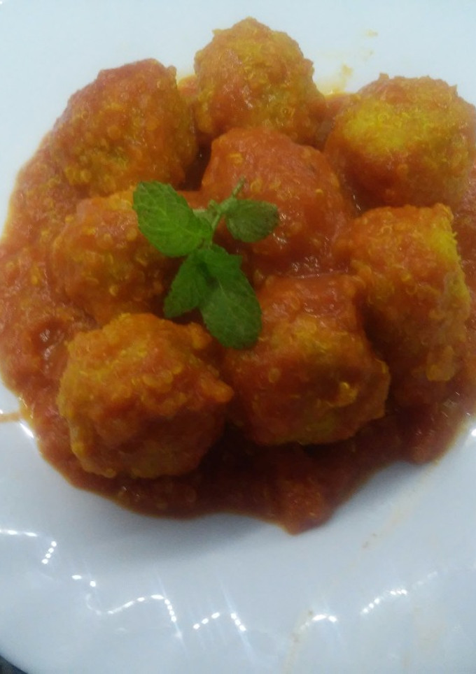 Una foto de Albóndigas de quinoa