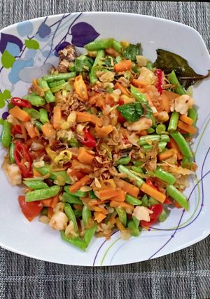 Foto resep Oseng buncis wortel