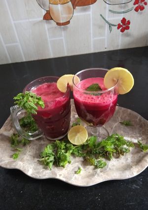 A picture of Healthy and protein filled Beet Root juice.