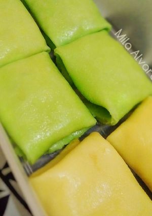Foto resep Pancake Durian lembut enaak
