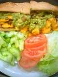 Pepito de milanesa de pollo