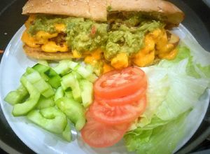 Una foto de Pepito de milanesa de pollo