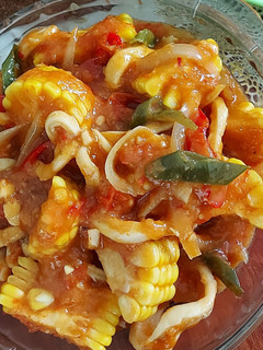 Foto resep Cumi Seafood Saus Padang Simple