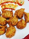 Crispy Fried Mutton Momos