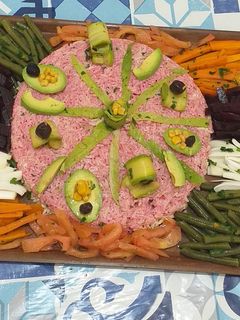 صورة لوصفة سلطة الأرز