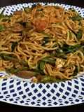 Mie Telur Kangkung Belacan