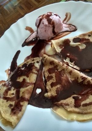 Foto principal de Crepes con chocolate y leche condensada