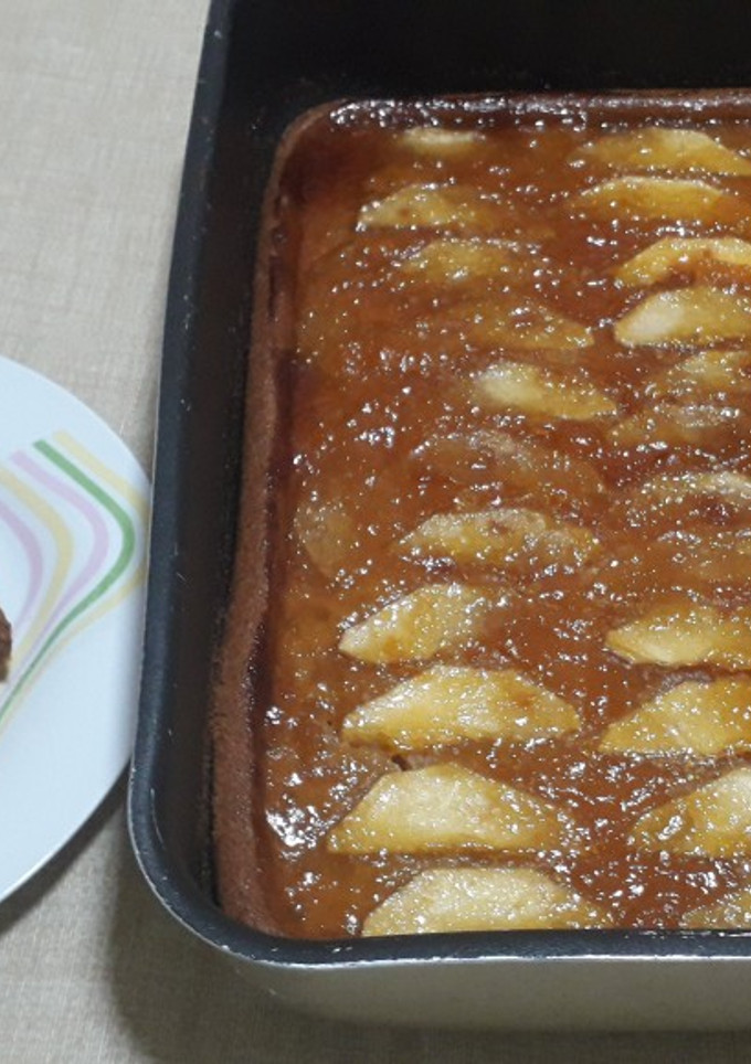 Una foto de Pastel de manzana🍏😋