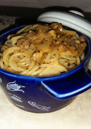 Foto resep Spagetti la fonte