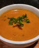 Creamy Thai Carrot Soup w/ Basil
