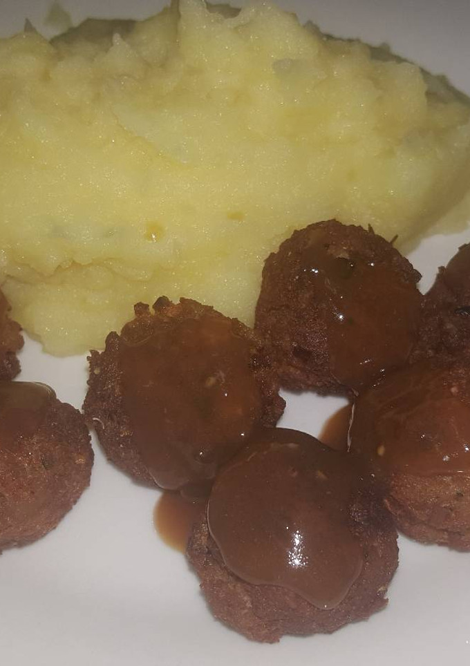 Una foto de Albóndigas de soja (vegetariano)