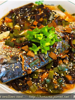 麻辣黑菇醬蒸靖魚.柯媽媽の植物燕窩 的食譜成品照片