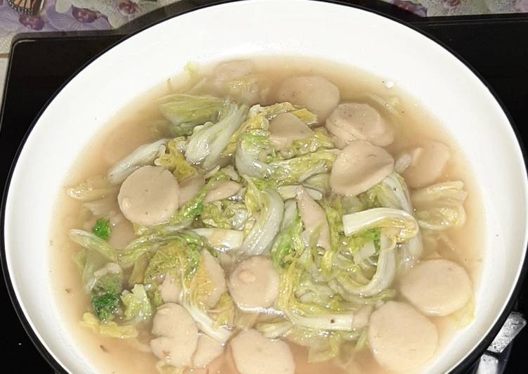 Resep: Cah Sawi Putih Bakso Simpel Ekonomis