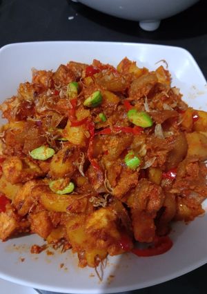 Foto resep Sambal Goreng Kentang + Pete+ Cecek