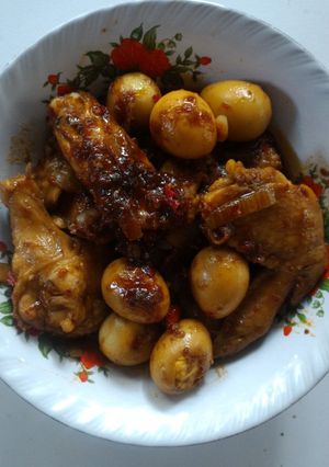 Foto resep Ayam kecap bertelur
