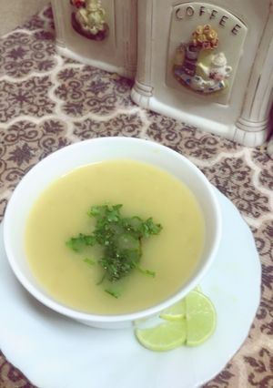 صورة لوصفة شوربة الشوفان سهله ولذيذه😋