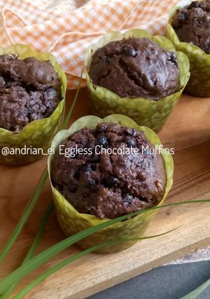 Foto resep Eggless Chocolate Muffins