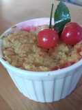 Crumble de cerezas